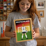🇩🇪Poster Équipe d'Allemagne Personnalisé – Enfant