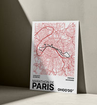 Lot  Marathon de Paris - Affiche + Mug