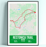 Poster Personnalisé Restonica Trail (69,2 km)