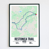 Poster Personnalisé Restonica Trail (69,2 km)
