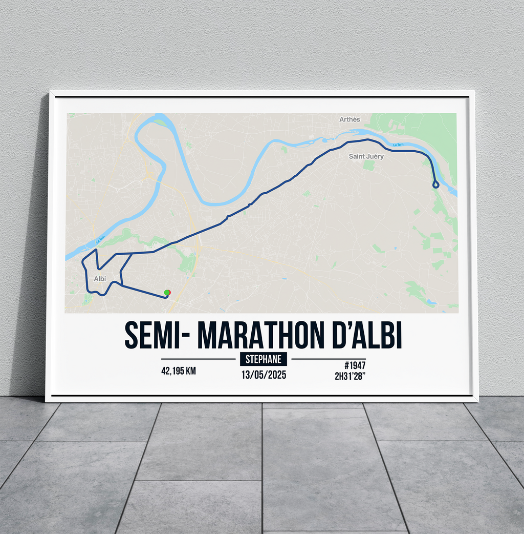 Poster Personnalisé Semi-Marathon d'Albi