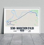 Poster Personnalisé Semi-Marathon d'Albi