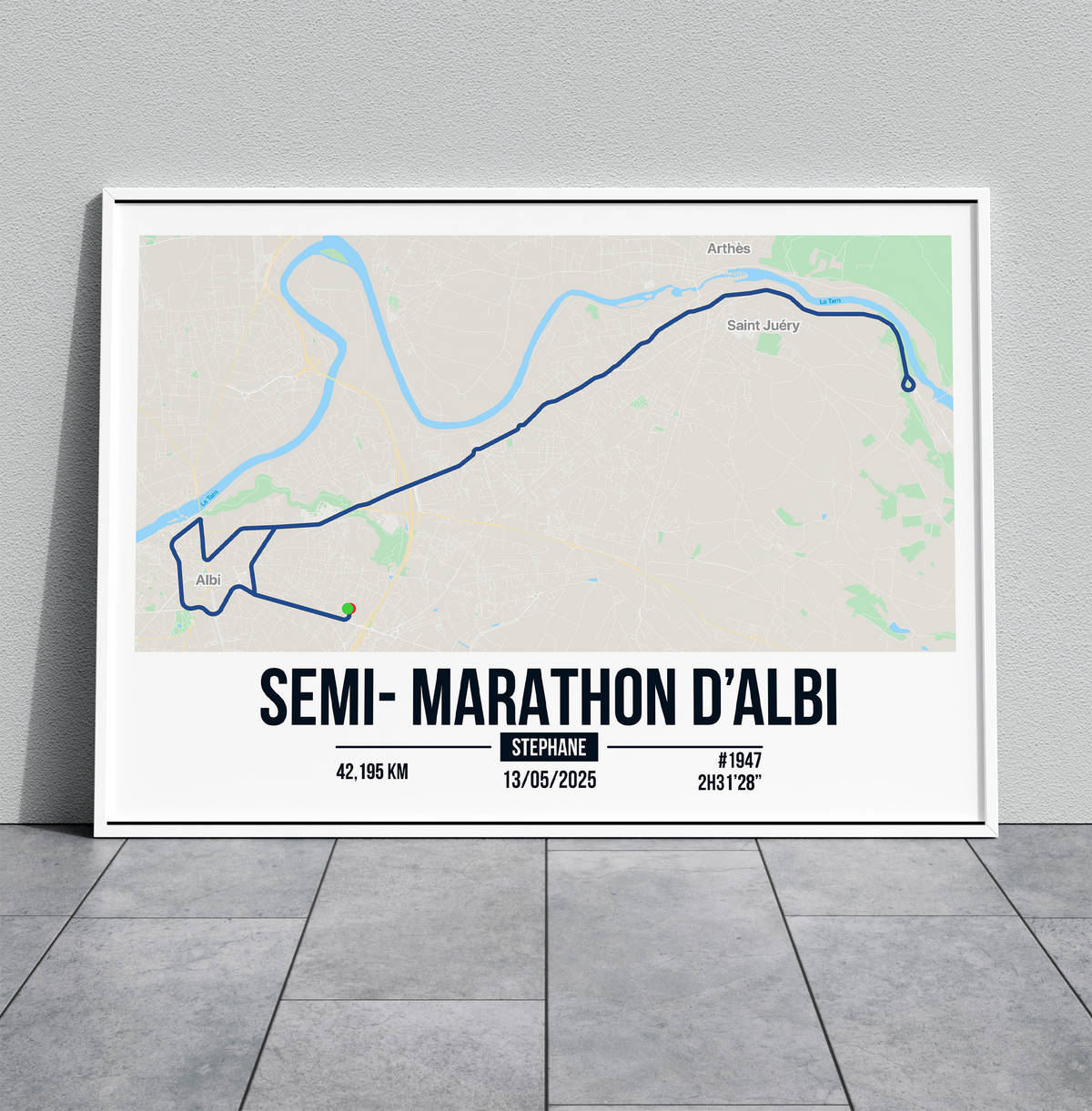 Poster Personnalisé Semi-Marathon d'Albi