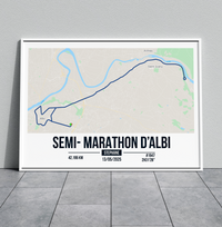 Poster Personnalisé Semi-Marathon d'Albi