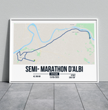 Poster Personnalisé Semi-Marathon d'Albi