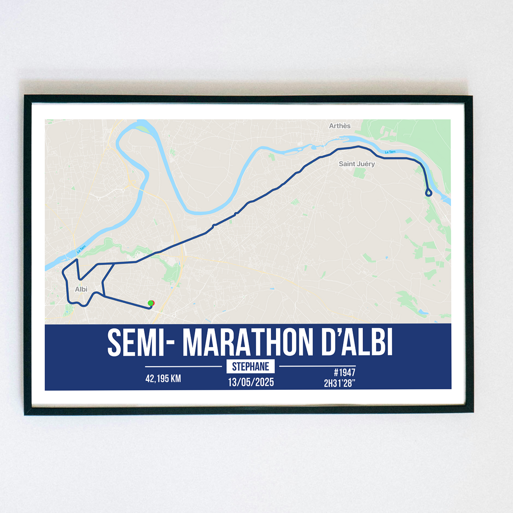 Poster Personnalisé Semi-Marathon d'Albi