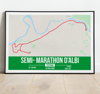 Poster Personnalisé Semi-Marathon d'Albi