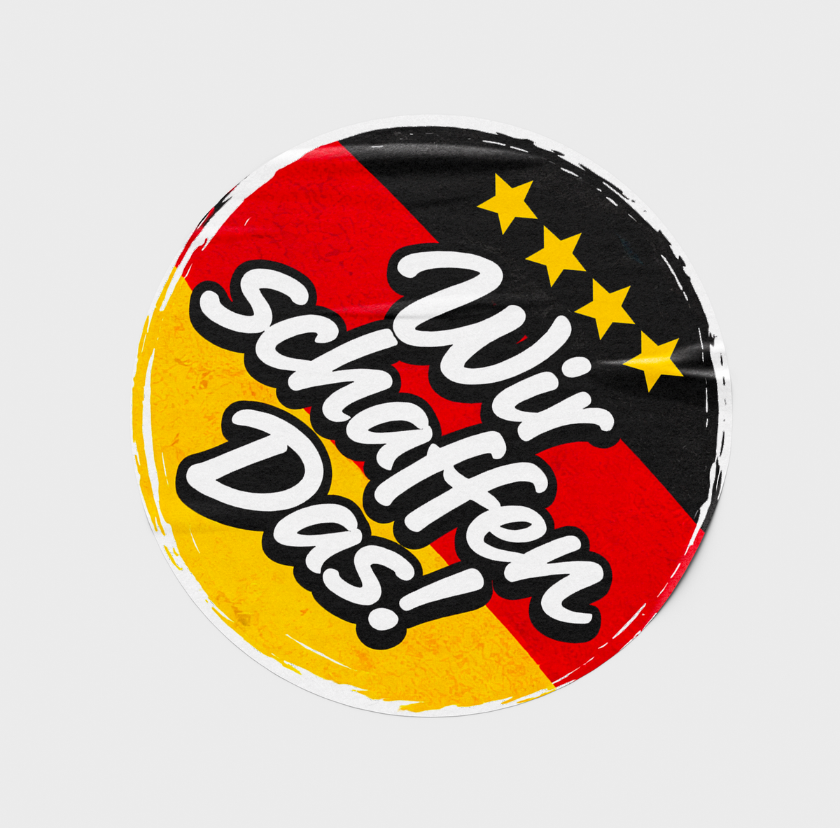🇩🇪 Planche de Stickers – Auf Gets Deutschland (x2)