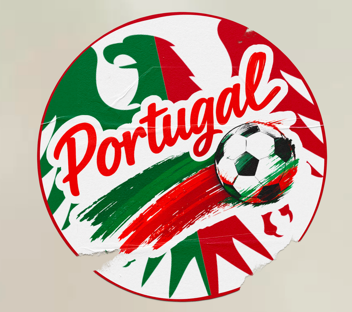 🇵🇹 Planche de Stickers – Força Seleçao (x2)