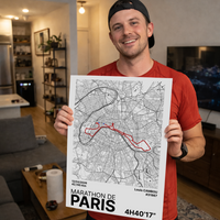 Lot  Marathon de Paris - Affiche + Mug