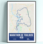 Poster Personnalisé Marathon de Toulouse