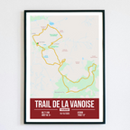 Poster Personnalisé Trail de la Vanoise (68 km)