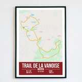 Poster Personnalisé Trail de la Vanoise (68 km)