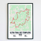 Poster Personnalisé Ultra Trail des Templiers (99,5 km)