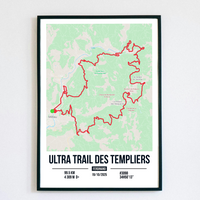 Poster Personnalisé Ultra Trail des Templiers (99,5 km)