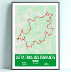 Poster Personnalisé Ultra Trail des Templiers (99,5 km)