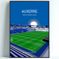 Poster Auxerre - Stade Abbé Deschamps
