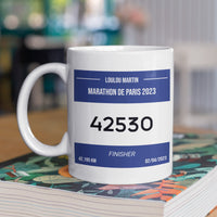Customizable racing mug