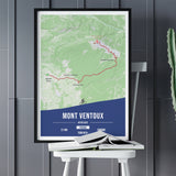 Mont Ventoux - Customizable cycling poster