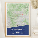 Col du Tourmalet - Customizable cycling poster