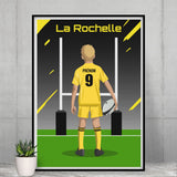Affiche Rugby Enfant Personnalisée - La Rochelle