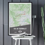 Col du Tourmalet - Customizable cycling poster