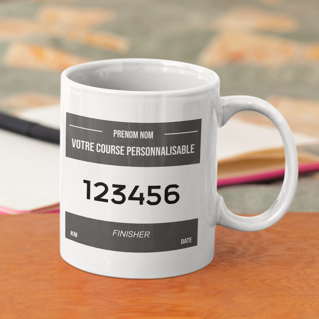 Mug course personnalisable