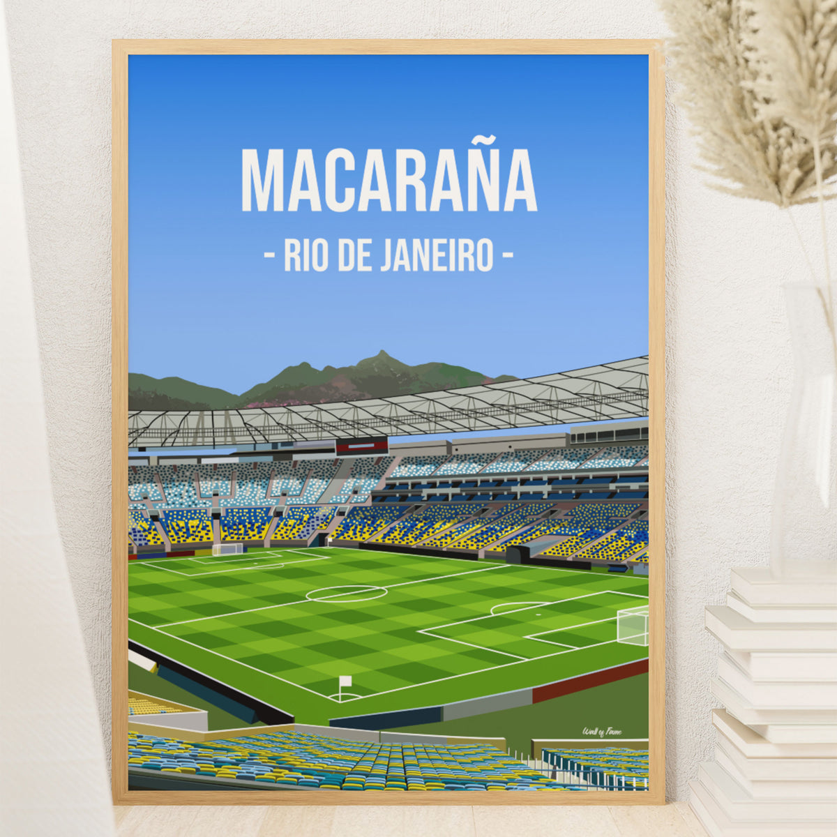 Poster Macaraña - Brazil Stadium
