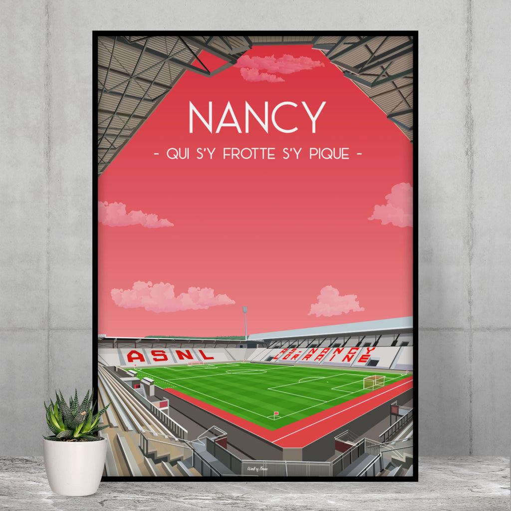 Poster Nancy - Stade Marcel Picot