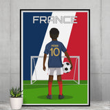 Affiche Football Enfant Personnalisée - France