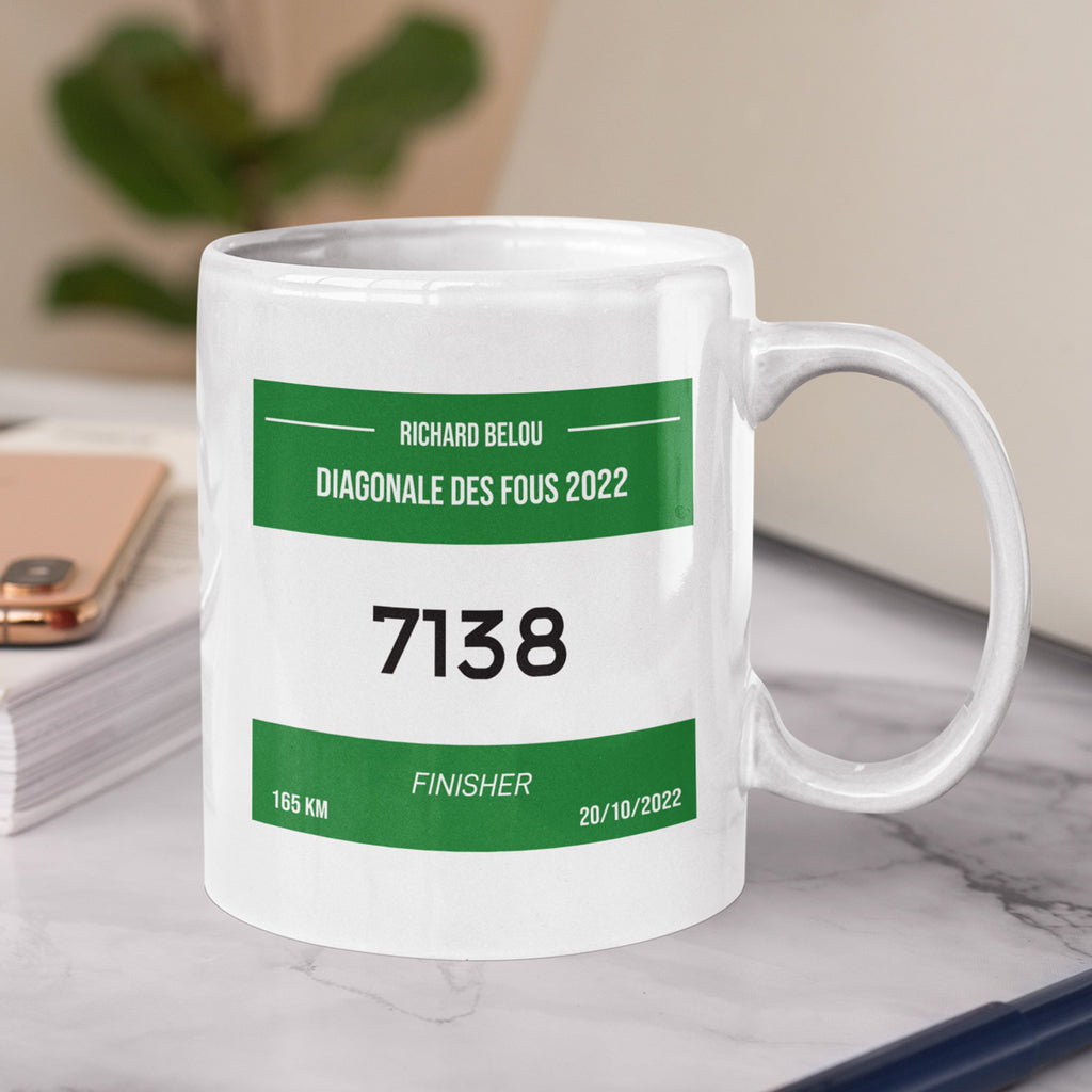 Mug course personnalisable