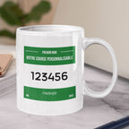 Mug course personnalisable