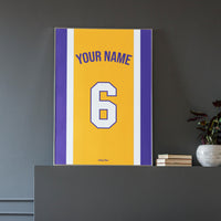 Personalized Basketball Poster - Jersey