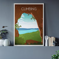 Climbing - Poster escalade
