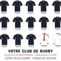 Votre club de rugby personnalisable