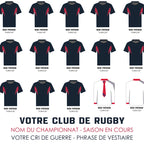 Votre club de rugby personnalisable