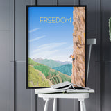 Freedom - Climbing poster