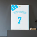 Affiche maillot Foot Personnalisable