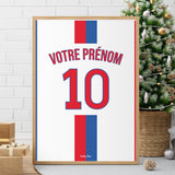Affiche maillot Foot Personnalisable