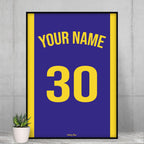 Affiche Basket Personnalisée - Maillot