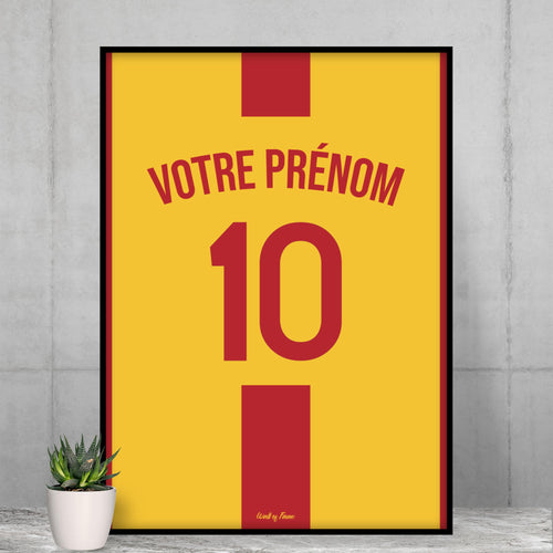 Customizable Football Jersey Poster