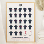 Votre club de rugby personnalisable