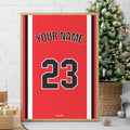 Personalized Basketball Poster - Jersey