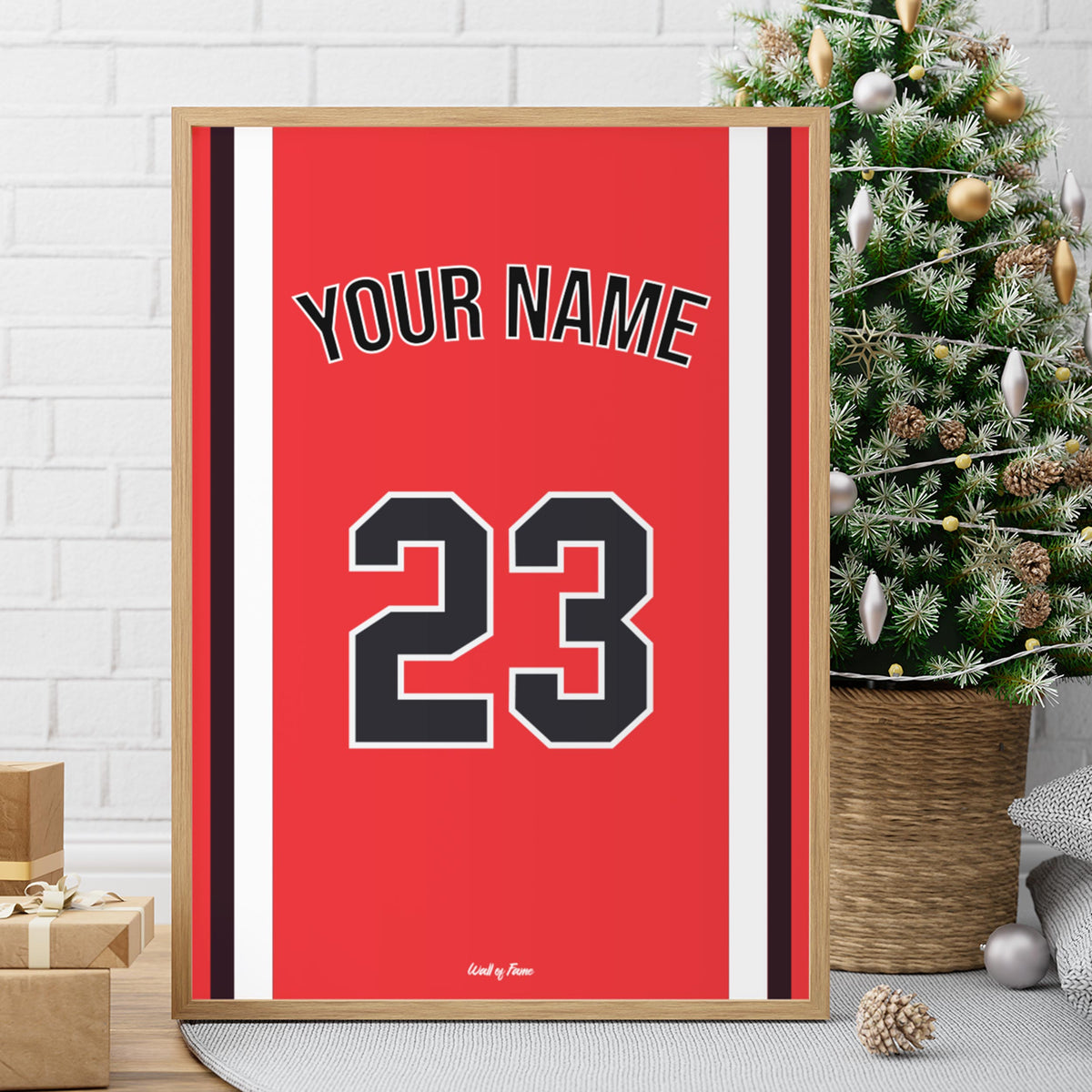Personalized Basketball Poster - Jersey