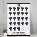 Votre club de rugby personnalisable