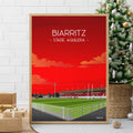 Poster Biarritz - Stade Aguilera