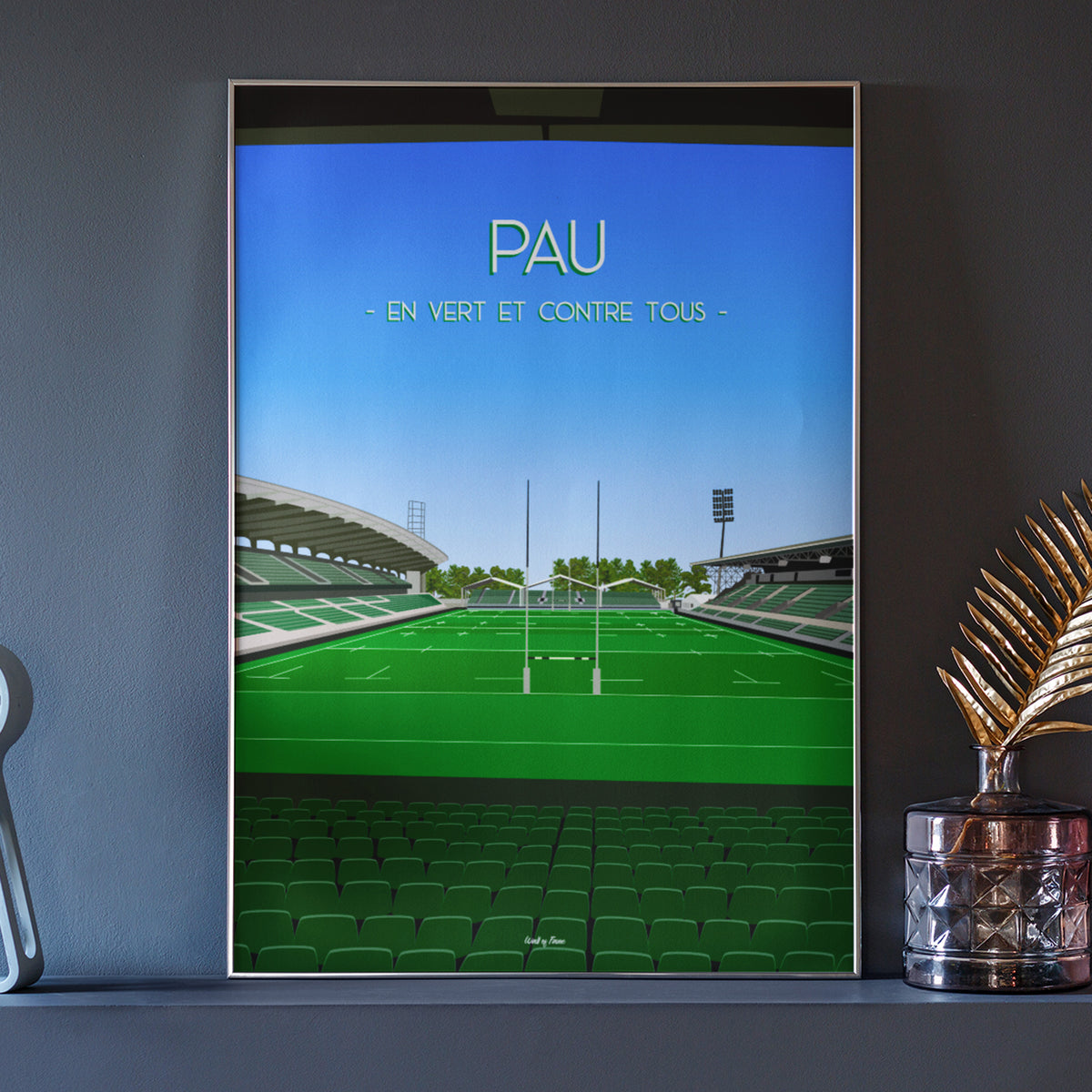 Poster Pau - Stade du Hameau