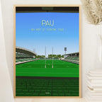 Poster Pau - Stade du Hameau