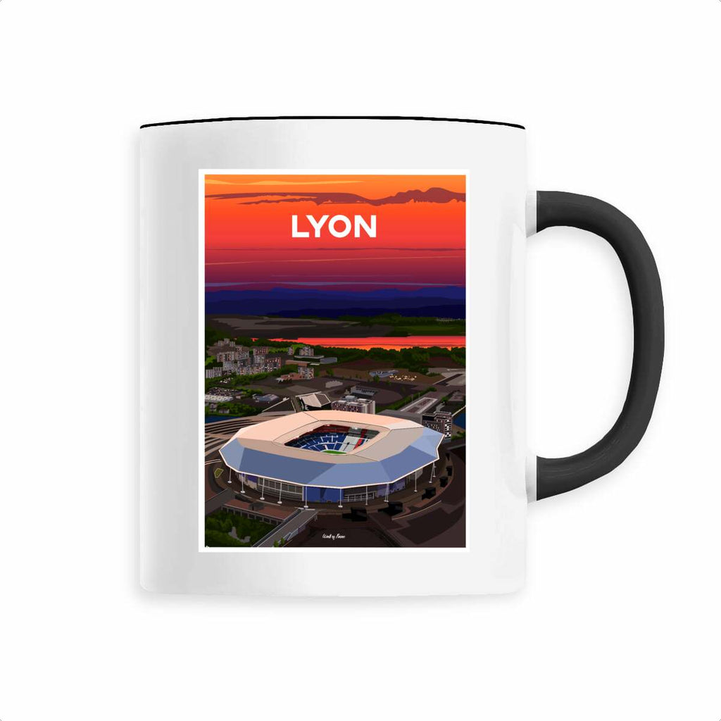 Lyon - Mug vue aérienne