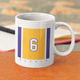 Customizable basketball mug
